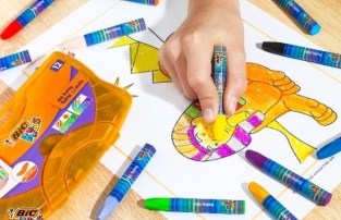 BIC Kids, online coloring and learning activities